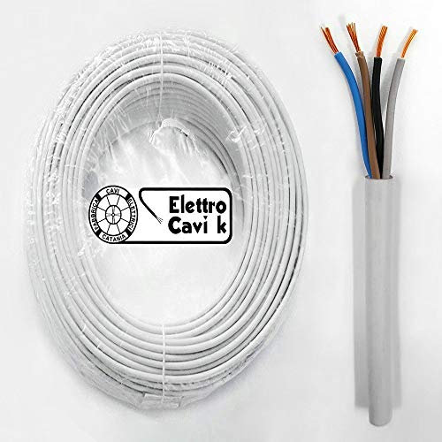 ® ELETTRO CAVI K - CAVO FROR CITOFONICO 4x0,50 MM² ANTIFIAMMA PER CITOFONO E VIDEOCITFONO QUADRIPOLARE 4 POLI 10 METRI