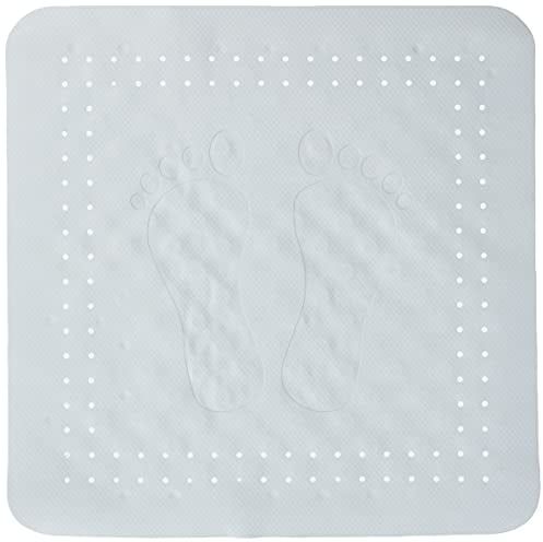 Meusch 4388189002 Duscheinlage Foot, 55 x 55 cm, grau