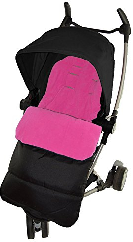 Fußsack/Cosy Toes kompatibel mit Quinny Zapp Kinderwagen Pink Rose