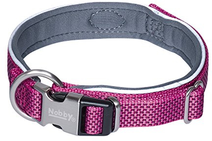Nobby Halsband Classic Preno Royal, himbeere L: 38-47 cm, B: 20/25 mm, 1 Stück