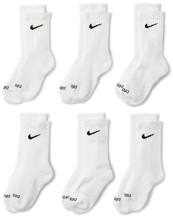 NIKE Nike Kids Rn0019 Short Socks 6 Pairs Eu 23 1/2-27 SOCKS Unisex - Adulto