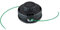 Makita 191D91-7 2-Fadenkopf Tap&Go M8 x 1,25, Linksgewinde, Ø 102 mm, mit 2,0 mm Four-Leaf Mähfaden, 4 Meter lang, Tippautomatik, passend für Akku-Rasentrimmer und Akku-Freischneider
