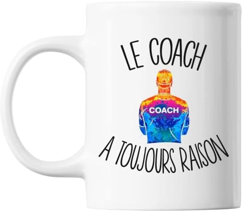 Planetee Mug Coach (Mug Coach a raison Homme)