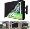Cubierta de TV para exteriores con cubierta de televisión frontal transparente UCARE 600D Impermeable Oxford TV Set Cover Pantalla de TV transparente con todo incluido A prueba de polvo(30-32)