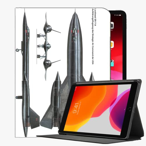 Fall für iPad Air 2 9.7 Fallabdeckung, Aerospike Aircraft Blackbird Military Case Slim Shell Cover für iPad Air2 9,7 Zoll