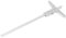 Profondeur Vernier Calibre Acier à Haute Teneur en Carbone 0.02mm Résolution Jauge de Profondeur pour le Traitement des Métaux de Charpentier(0-200mm)