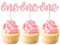 Gyufise 24 Pack One Cupcake Toppers Pink Glitter Baby First Birthday Party Cupcake Food Picks Decorations for Baby Shower Boys Girls Kids 1st Birthday Party Cake Decorations Supplies