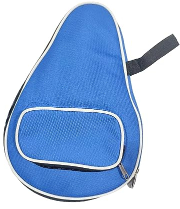 F Fityle Tischtennisschläger Abdeckung Langlebig, Multifunktional Tischtennis Aufbewahrungstasche, Tischtennis Paddel Hülle Staubdicht, Schlägertasche Tennis für Herren Damen Outdoor, Blau