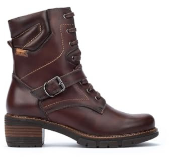 Pikolinos Stiefeletten mit Absatz in Leder SAN Sebastia für Frauen Farbe Marrón