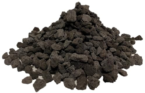 ROTOPOR Lava 8-16 mm schwarz Deko 1000 Ltr BigBag Lavakies Kies Mulch Lavasplitt Eifellava