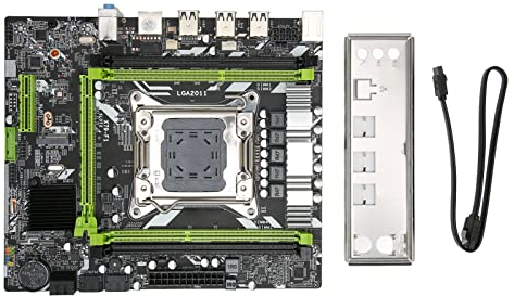 Desktop Motherboard, LGA 2011 M ATX Gaming Motherboards mit NVME M.2 Unterstützung, PCIe 3.0, Dual Channel DDR3 ECC, SATA 2.0 6 Gbit/s, Xeon E5 V1 V2.