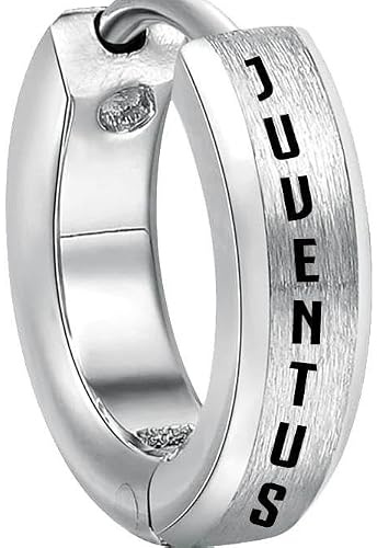 LoWell Juventus Mono-Ohrring für Damen und Herren B-JE003XAS. Einzelner Ohrring, 0, Edelstahl, Kein Edelstein