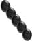 Vent Systems 60 mm / 2.36 Inch - Pack of 5 Black Door Air Register - Ventilation Grille - Indoor Vent Grates - Bathroom, Cabinet, Garage Through The Door Vent Cover