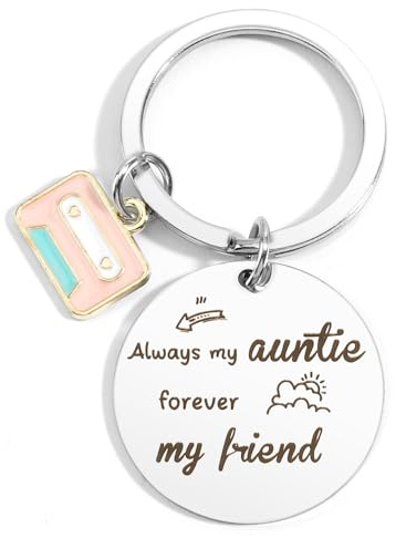 Nurplexl Porte-clés « Auntie A », joli cadeau, cadeau pour un ami, Porte-clés Aunta, taille unique