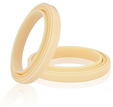 2 Pack Coffee Machine Brew Group Head Seal Gasket, 54mm Silicone Steam Ring Sealing Grouphead Gasket Replacement Part Accessories Compatible with Breville Sage Espresso Machine 500 810 870 875 878 880