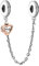 Lkwidi Charme Familie Sicherheitskette Charms Anhänger 925 Sterling Silber Charm Pendant für Europäische Armbänder und Halsketten