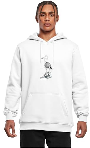 Mister Tee Herren Seagull Sneakers Hoody White, XS