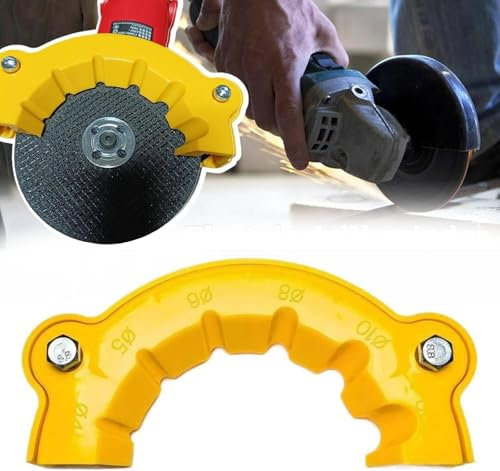 KKwercv Drill Bit Grinding Attachment, Drill Bit Sharpener, Multipurpose Drill Bit Grinding Sharpener, Precision Drill Bit Sharpening Guide Tool, Angle Grinder Drill Bit Sharpener