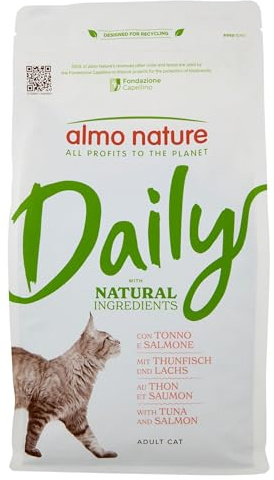 Almo Nature, Katzenfutter mit Thunfisch und Lachs, 1,2 kg