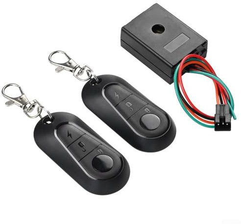 Système antivol complet avec télécommande d'alarme pour trottinettes électriques Dualtron Thunder et plus