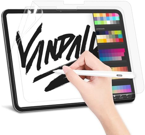 Xatgiouy 2 Pack Paper Screen Protector for iPad 10th/11th Generation A16 (10.9/11 Inch, 2022/2025), Paperfeel Matte PET Film Anti-Glare & Anti-Fingerprint, Write as Paper Compatible with Apple Pencil