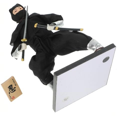 YARNOW Ninja Puppe Japanische Ninja Puppenfigur Robuste Japanische Schreibtischdekoration