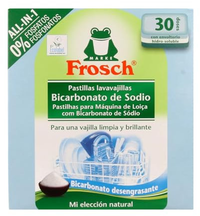Pastillas de detergente para lavavajillas ECOLÓGICAS 30 unidades. Pack de 4