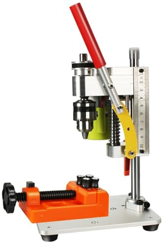 Multifunktionale Mini-Tischbohrmaschine, Fräsmaschine, 120 W, DIY, hochpräzise Bohrmaschine, Bohrfutter, Lochstanzmaschine DIY-Projekte(Update Package 3)