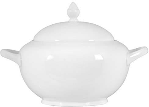 Officine Standard Oslo Zuppiera, Porcellana, Bianco, 3 L