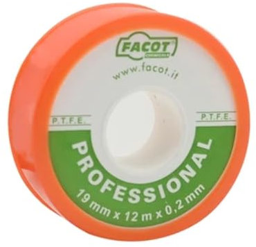 FACOT Nastro teflon PTFE Professional h.19mm x 15mt