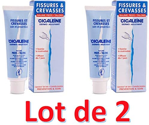 Cicaleïne Crème pour pieds et talons 50 ml lot de 2 tubes