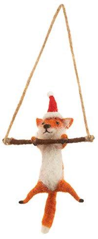 Sass & Belle Woodland Fun Filz-Dekoration zum Aufhängen, Fuchs