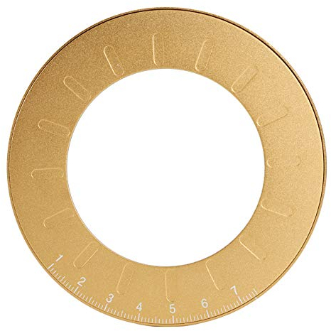Heaveant Kreiszeichnungswerkzeug Messlineal, Verstellbar Kreis Zeichenschablone, Teleskopisch Kreis Runde Zeichnung Werkzeug Kreis Lineal zum Zeichnen von Kreisen Holzdrehmaschine, Durchmesser 12,5 cm