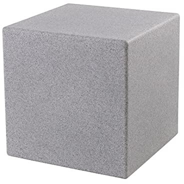 8 seasons design LED Würfel 33 cm, Shining Cube (stone), E27, Leuchtmittel warmweiß – wetterfest – Leuchtwürfel für außen (Garten, Terrasse, Balkon) und innen – Beistelltisch, Hocker