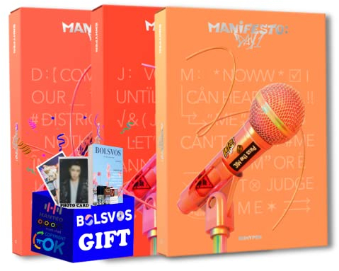 ENHYPEN - MANIFESTO: DAY 1 [Full Set ver.] (3rd Mini Album) 3 Albums+BolsVos K-POP eBook (21p), Photocards