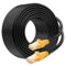 Cable Matters Cat 6A Outdoor UTP 24 AWG Ethernet Patch Cable in Black - 200ft