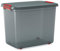 PROREGAL Mehrzweck Aufbewahrungsbehälter MANATEE mit Deckel | HxBxT 45x59x39cm | 60 Liter | Grau/Orange | Behälter, Box, Aufbewahrungsbehälter, Aufbewahrungsbox