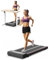 Dskeuzeew Walking Pad Treadmill Under Desk, 6KM/H Portable Treadmill Mini Compact for Home, Ultra Quiet & Small Installation-Free, Remote Control, LED Display