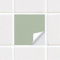 Alwayspon 25 adesivi per piastrelle da 20 cm, colore verde salvia, autoadesivi, per bagno, cucina, paraspruzzi, in vinile, per piastrelle da parete