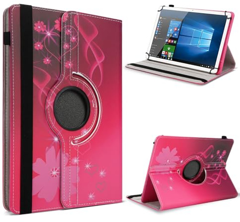 UC-Express Tablet Schutzhülle - kompatibel mit PEAQ PET 101 100 1008 10,1 Zoll Geräten - 360 Grad Hülle für Tablets - ultradünne Tablettasche - Tablet Case