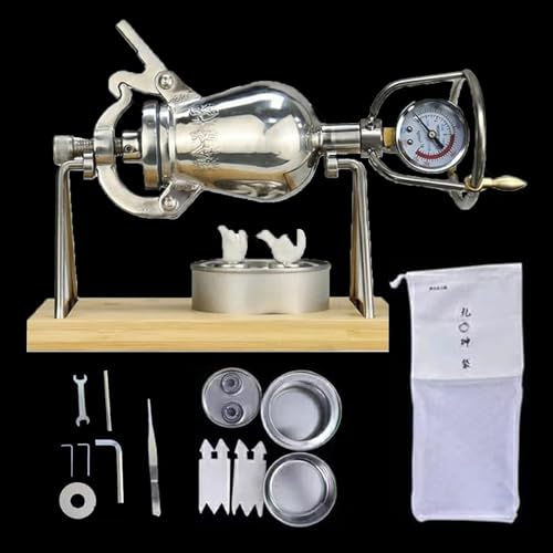 MáQuina Hacer Palomitas MaíZ Tradicional China Grande 280ml, MáQuina Hacer Palomitas MaíZ Acero Inoxidable 304, Olla Para Palomitas MaíZ Alta PresióN(280ml)