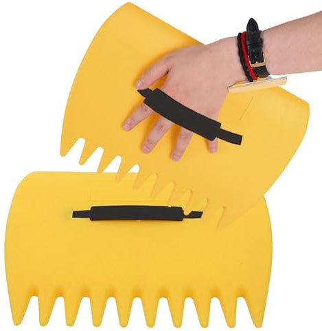 Recogedor De Hojas - Agarradores De Hojas De Servicio Pesado | Pala Portátil para Hojas De Jardín, Garra Ergonómica para Rastrillo De Mano, Garra De Rastrillo De Mano para Recoger Hojas, Abrazaderas