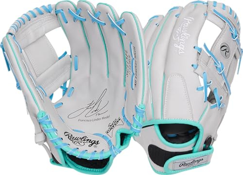 Rawlings | Sure Catch Series Youth Baseball Glove | F. Lindor | 11.5' | RHT | Gray