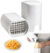 Stainless Steel French Fry Cutter, Manual Potato Chipper For Home Kitchen, Hand Chipper With Vegetable Cutter Setting