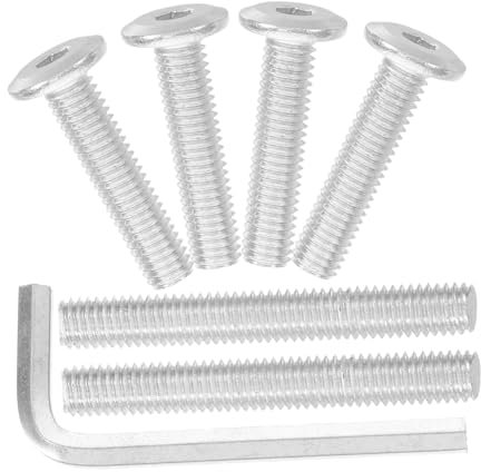 Kisangel 1 Set Fully Threaded Socket Screws Cross Screw DIY Cat Climbing Frame Bolts Adjustable Cat Tree Parts Key Pet Accessories Cat Scratching Post Screws