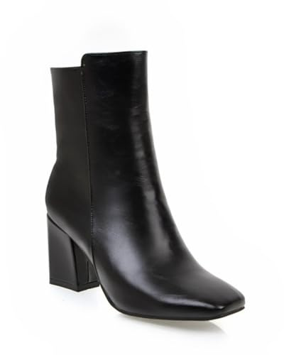 ENEN Stivali Cowboy Donna Texani Pelle, 34-45 EU Stivali Monta Western Cowboy Donna Alti Comodi Morbida Suola Antiscivolo Moda Eleganti per Autunno e Inverno