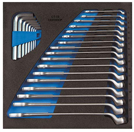 GEDORE Check-Tool-Modul leer, 1 Stück, EI-1500 CT2-1B L