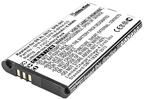 Akku-King Akku kompatibel mit Nintendo 3DS XL 2015, SPR-001 - ersetzt SPR-003, SPR-A-BPAA-CO - Li-Ion 1800mAh