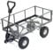 The Handy Garden Trolley THGT Steel Garden Cart 200kg Capacity with Puncture Proof Wheels and Fold Down Sides - 2 Year Guarantee