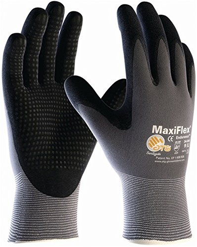 Handschuhe MaxiFlex Endurance 34-844 Gr.7 grau/schwarz Nitril EN388 12 Paar